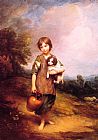 Thomas Gainsborough Cottage Girl with Dog and Pitcher painting